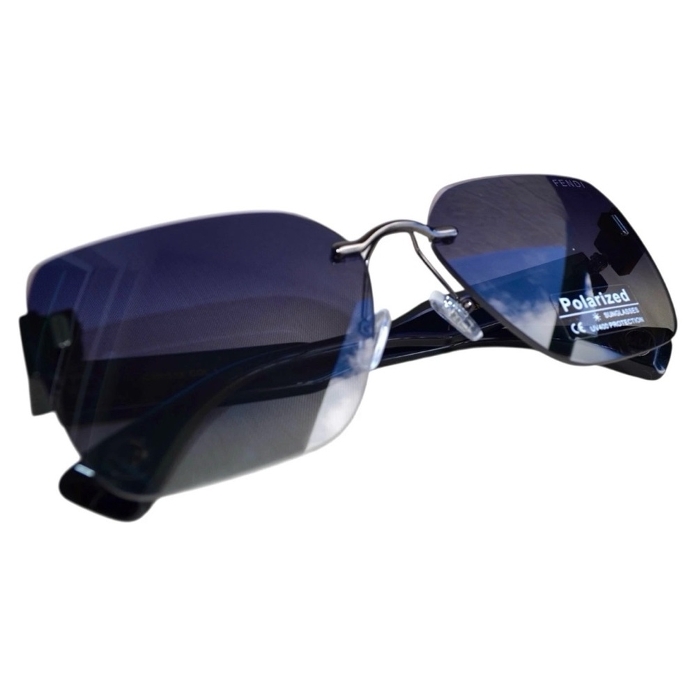Fendi Polarized Rimless Women’s Sunglasses
